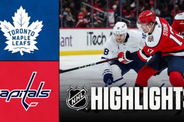 Maple Leafs vs. Capitals | NHL Highlights | November 28, 2025