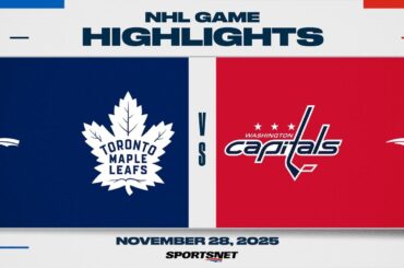 NHL Highlights: Capitals 4, Maple Leafs 2