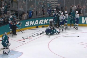 Final Minutes of Play, Canucks @ Sharks