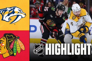 Predators vs. Blackhawks | NHL Highlights | November 28, 2025