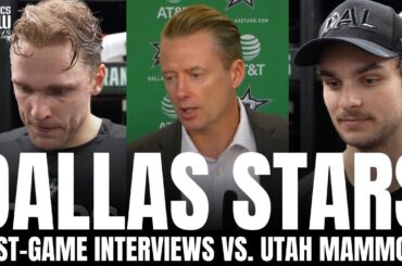 Mikko Rantanen, Wyatt Johnston, Kyle Capobianco & Glen Gulutzan Recap Dallas Stars Win vs. Utah