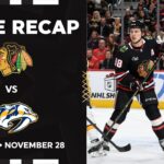 Blackhawks vs. Predators Game Highlights | 11.28.25