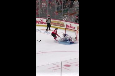 Jack Hughes with a Short Goal vs. Edmonton Oilers