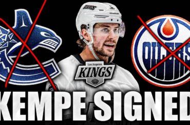 CANUCKS & OILERS FANS WON'T LIKE THIS… LA KINGS RE-SIGN ADRIAN KEMPE TO 8-YEAR STEAL