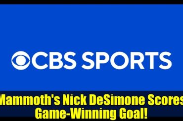 Mammoth's Nick DeSimone Scores Game-Winning Goal! | Ice Hockey Highlights