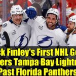 Jack Finley's First NHL Goal Powers Tampa Bay Lightning Past Florida Panthers