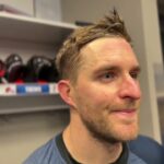 Devon Toews on schedule, improving game