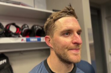 Devon Toews on schedule, improving game