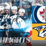 Nashville Predators vs. Winnipeg Jets - Game Highlights