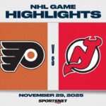 NHL Highlights | Flyers vs. Devils - November 29, 2025