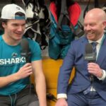 Sharks Rookie Sam Dickinson Reacts To Win Against Boston