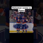 Emil Heineman scores vs the Flyers in the second period 11-28-25