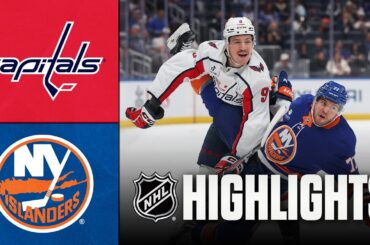 Capitals vs. Islanders | NHL Highlights | November 30, 2025