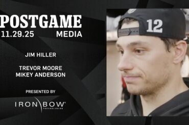 MEDIA: Trevor Moore, Mikey Anderson, and Jim Hiller | 11.29.25 Postgame vs VAN