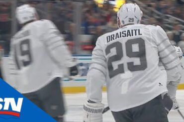 Matthew Tkachuk Sets Up Leon Draisaitl For A Goal In The 2020 All-Star Tournament