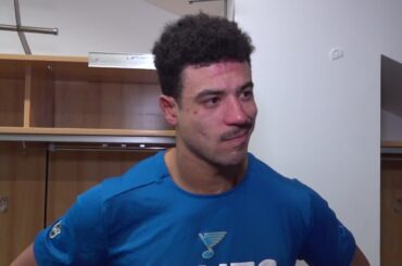 'There's a lot to improve' for Blues vs. Sabres, Mathieu Joseph says