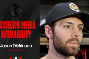 "Tonight they showed up and did their job." | Jason Dickinson Postgame 11.30.25