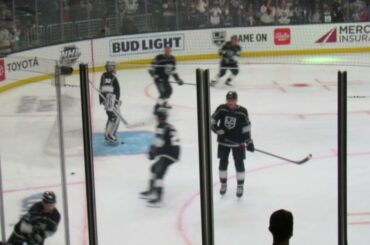 Jonathan Quick & Cal Petersen Warm-Up vs Minnesota Wild 10/16/21
