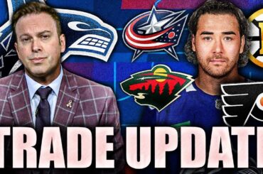 ELLIOTTE FRIEDMAN'S MAJOR CANUCKS TRADE UPDATE: KIEFER SHERWOOD LINKED TO BLUE JACKETS, WILD, BRUINS