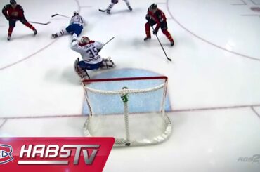 Arrêt de Tokarski sur Huberdeau / Tokarski glove save on Huberdeau