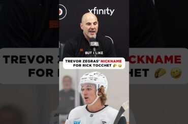 Trevor Zegras' NEW NICKNAME For Rick Tocchet  🌮🤣