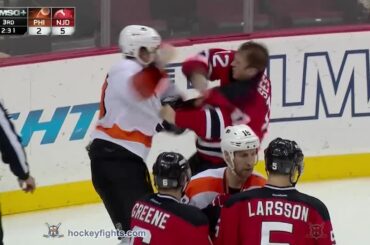 Brayden Schenn vs Tim Sestito Jan 3, 2015
