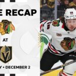 Blackhawks at Golden Knights Game Highlights | 12.2.25