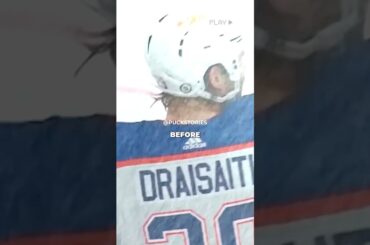 Leon Draisaitl took a snowplow to Teddy Purcell's house