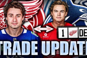 QUINN HUGHES TO DETROIT RED WINGS TRADE UPDATE: AXEL SANDIN-PELLIKKA TO VANCOUVER CANUCKS?