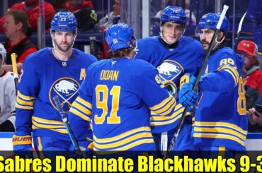 Sabres Dominate Blackhawks 9-3 | NHL Highlights