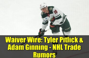 Waiver Wire: Tyler Pitlick & Adam Ginning - NHL Trade Rumors