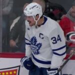 Auston Matthews Blasts One-Timer Goal Off Feed From Max Domi