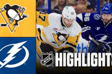 Penguins vs. Lightning | NHL Highlights | December 04, 2025