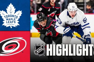 Maple Leafs vs. Hurricanes | NHL Highlights | December 04, 2025