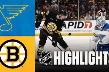 Blues vs. Bruins | NHL Highlights | December 04, 2025