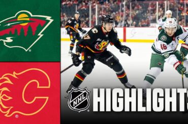 Wild vs. Flames | NHL Highlights | December 04, 2025