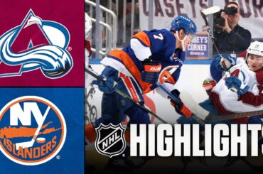 Avalanche vs. Islanders | NHL Highlights | December 04, 2025