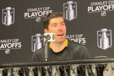 Louis Domingue talks about feeling like a rookie in first playoff experience, Rangers style of play