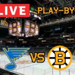 LIVE: St. Louis Blues VS Boston Bruins Commentary/Scoreboard!! #nhlbruins