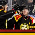 Oskar Lindblom efter segern mot Leksand