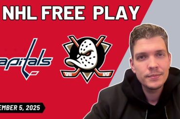 Washington Capitals vs Anaheim Ducks Prediction 12/5/25 | NHL Pick – August Young