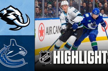 Mammoth vs. Canucks | NHL Highlights | December 05, 2025