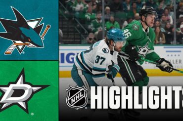 Sharks vs. Stars | NHL Highlights | December 05, 2025