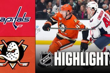 Capitals vs. Ducks | NHL Highlights | December 05, 2025