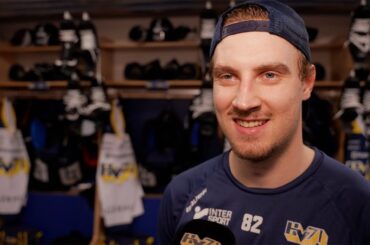 Santeri Hatakka efter segern mot Skellefteå AIK