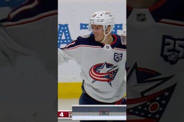 Isac Lundeström Scores His FIRST GOAL AS A BLUE JACKET!! 💥💥💥