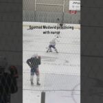 Connor McDavid spotted practicing with Darnell Nurse #connormcdavid #edmontonoilers