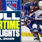 Colorado Avalanche at New York Rangers | FULL Overtime Highlights - December 6, 2025