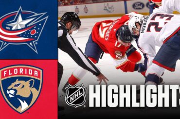 Blue Jackets vs. Panthers | NHL Highlights | December 06, 2025