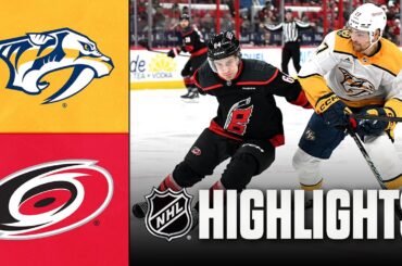 Predators vs. Hurricanes | NHL Highlights | December 06, 2025